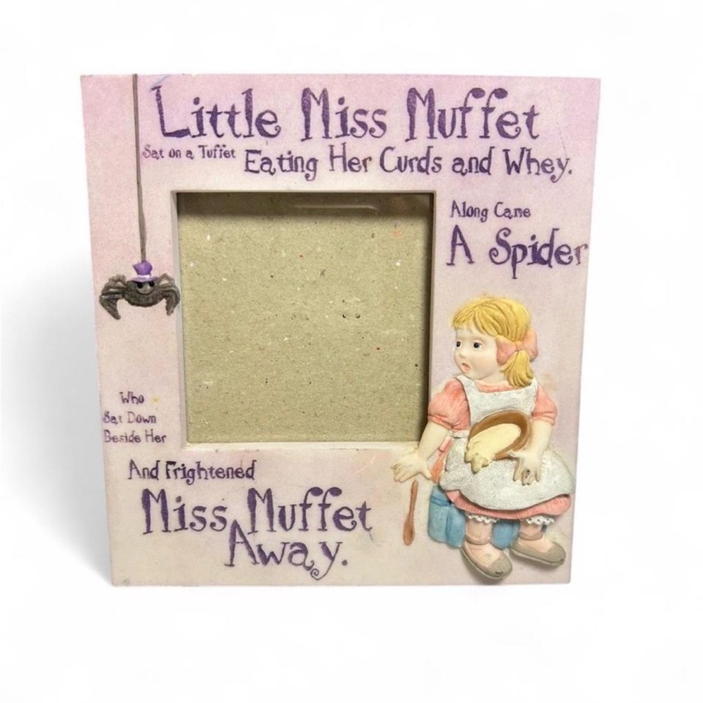 Little Miss Muffet Picture Frame